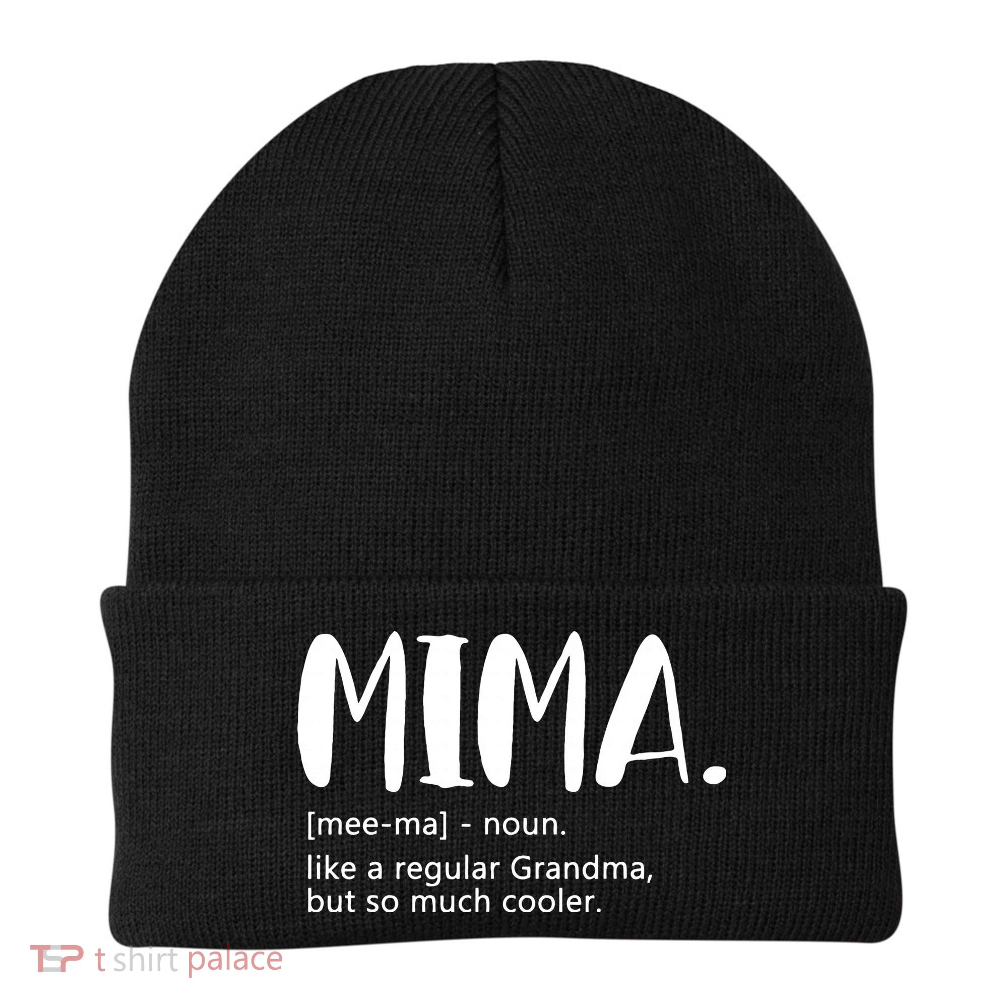 Mima for  Mother's Day idea for Grandma Mima Beanie