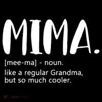 Mima for  Mother's Day idea for Grandma Mima Women's Hoodie thumb 2