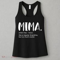 Mima for  Mother's Day idea for Grandma Mima Women's Tank Top thumb 3