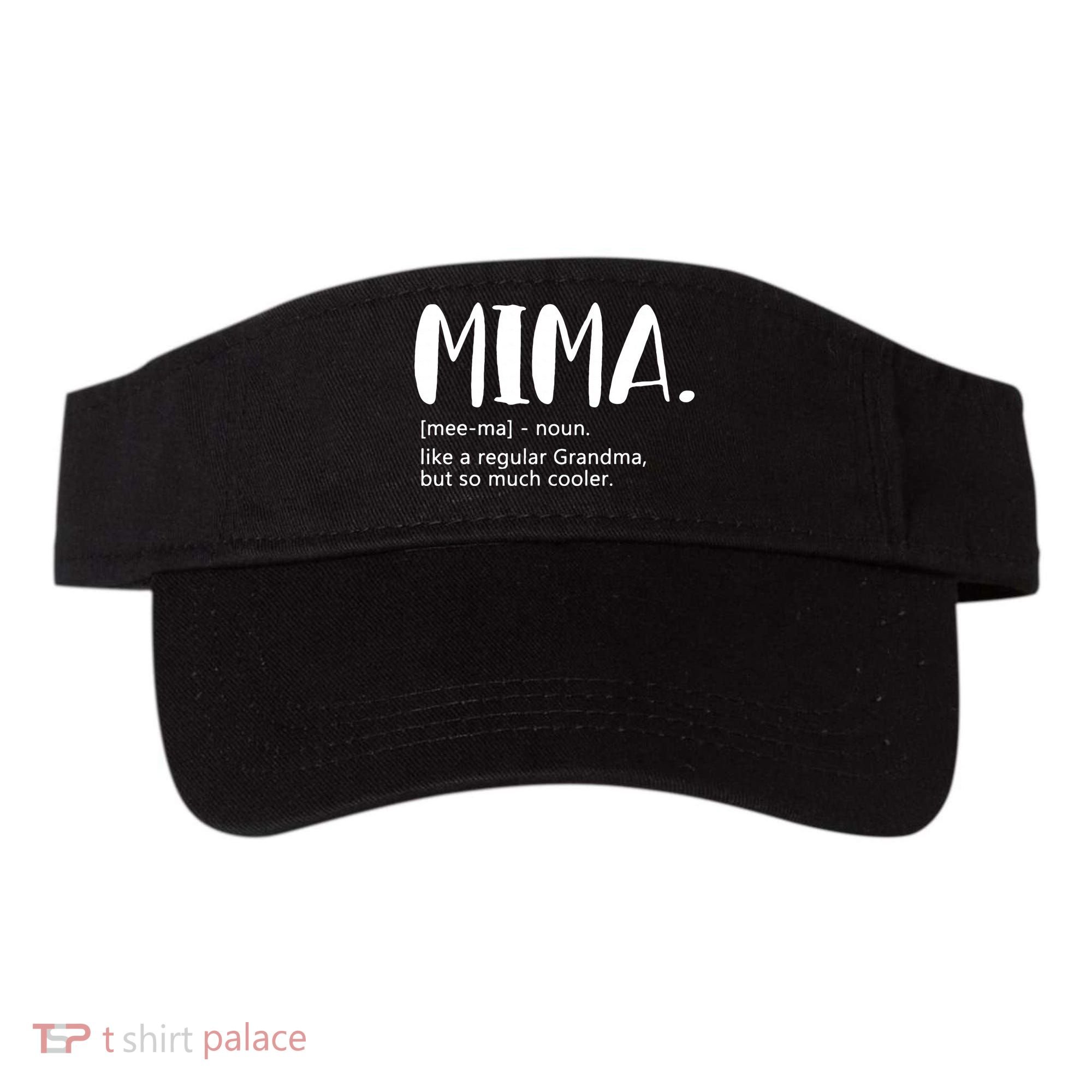 Mima for  Mother's Day idea for Grandma Mima Visor