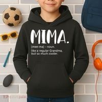 Mima for  Mother's Day idea for Grandma Mima Kids Hoodie thumb 2