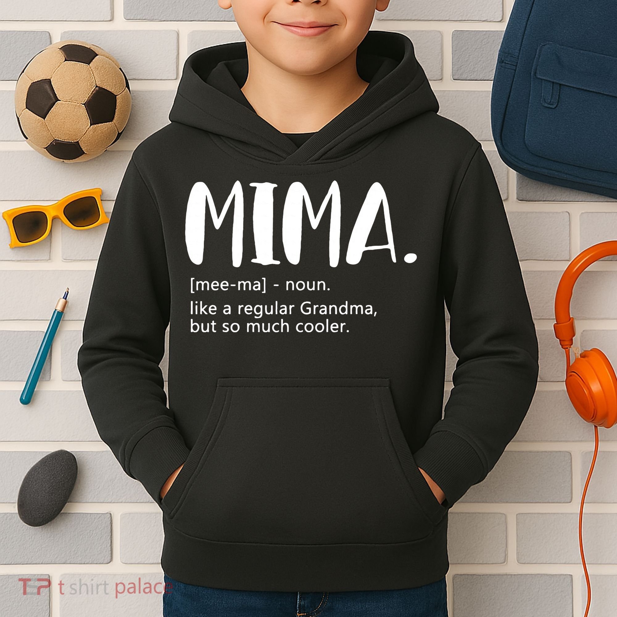 Mima for  Mother's Day idea for Grandma Mima Kids Hoodie