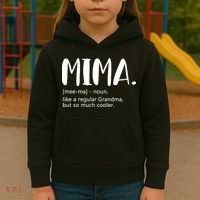 Mima for  Mother's Day idea for Grandma Mima Kids Hoodie thumb 3