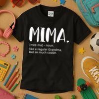 Mima for  Mother's Day idea for Grandma Mima Kids T-Shirt thumb 3