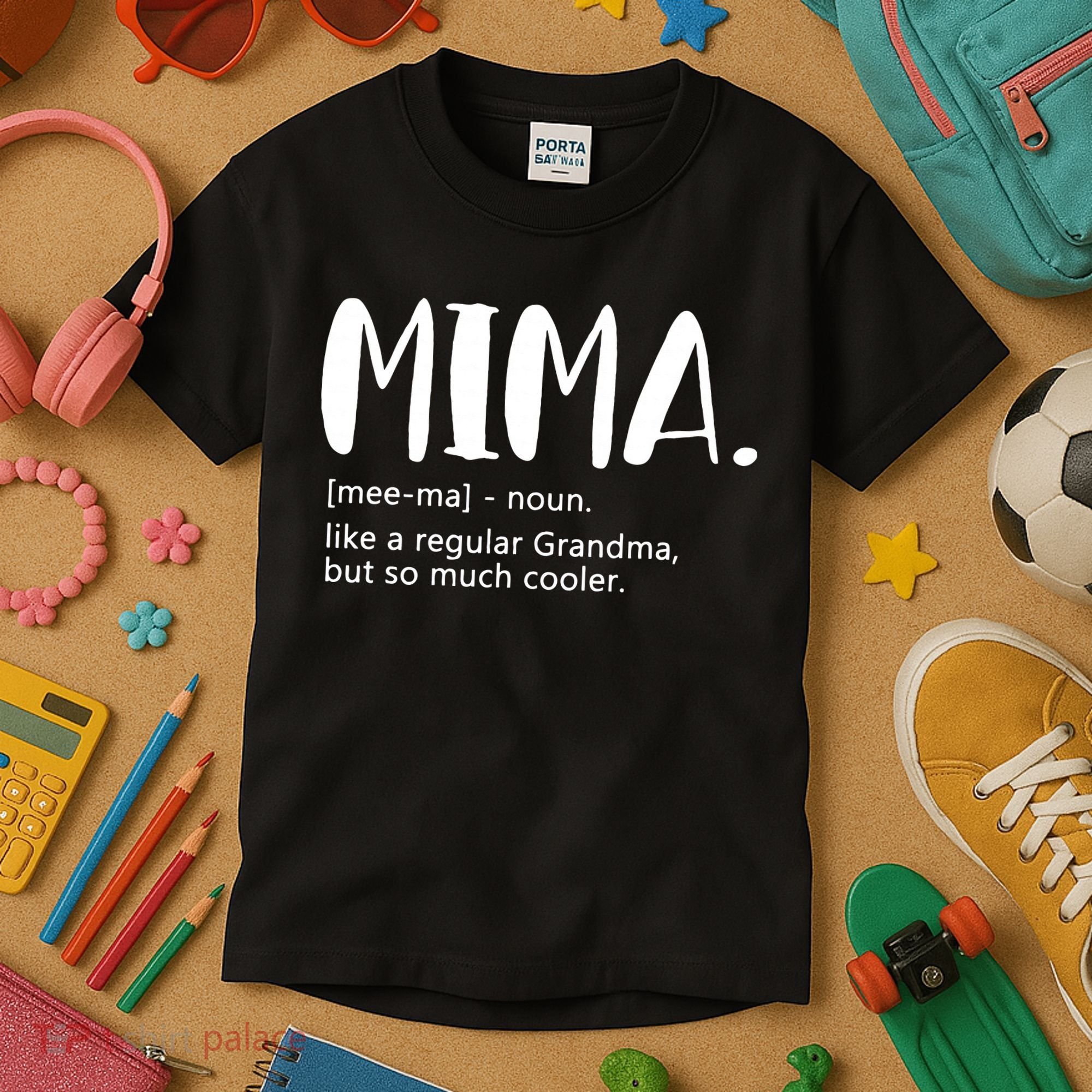 Mima for  Mother's Day idea for Grandma Mima Kids T-Shirt
