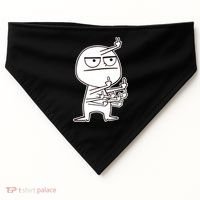 Middle Finger Maniac Funny USA-Made Doggie Bandana thumb 0