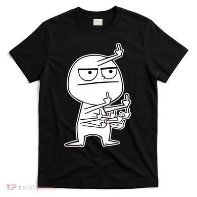 Middle Finger Maniac Funny T-Shirt
