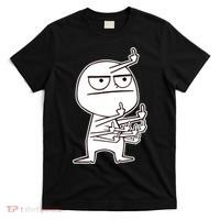 Middle Finger Maniac Funny T-Shirt thumb 0