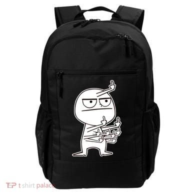 Middle Finger Maniac Funny Backpack