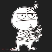 Middle Finger Maniac Funny Beanie thumb 2