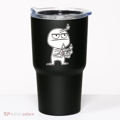 Middle Finger Maniac Funny Tumbler