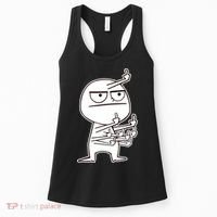 Middle Finger Maniac Funny Women's Tank Top thumb 0
