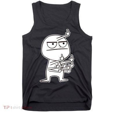 Middle Finger Maniac Funny Tank Top