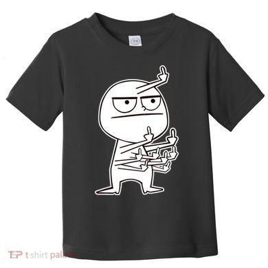 Middle Finger Maniac Funny Toddler T-Shirt