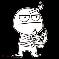Middle Finger Maniac Funny Toddler T-Shirt thumb 4