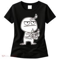 Middle Finger Maniac Funny Women's T-Shirt thumb 0