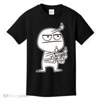 Middle Finger Maniac Funny Kids T-Shirt thumb 0