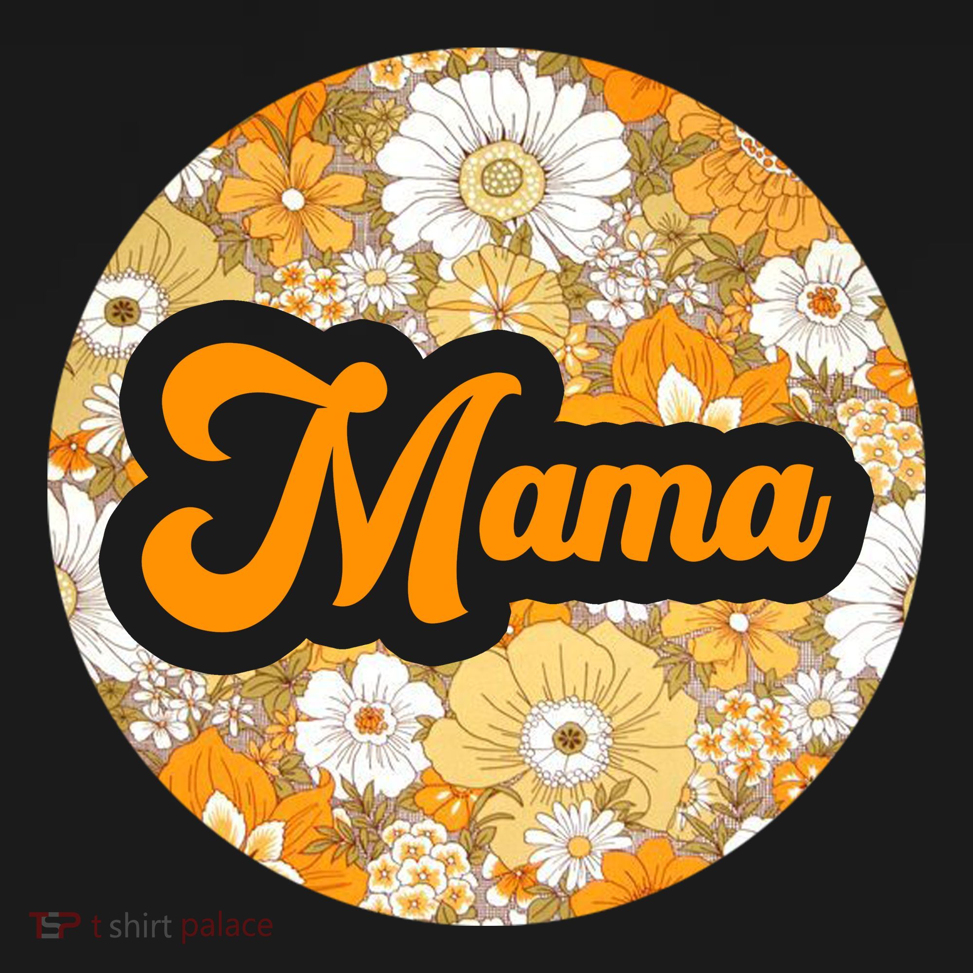 Mama Floral Mother's Day Gift Doggie Tank