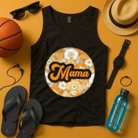 Mama Floral Mother's Day Gift Tank Top thumb 4