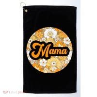 Mama Floral Mother's Day Gift Golf Towel thumb 0