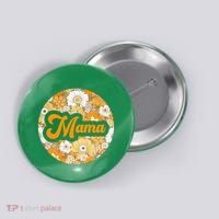 Mama Floral Mother's Day Gift Button thumb 0