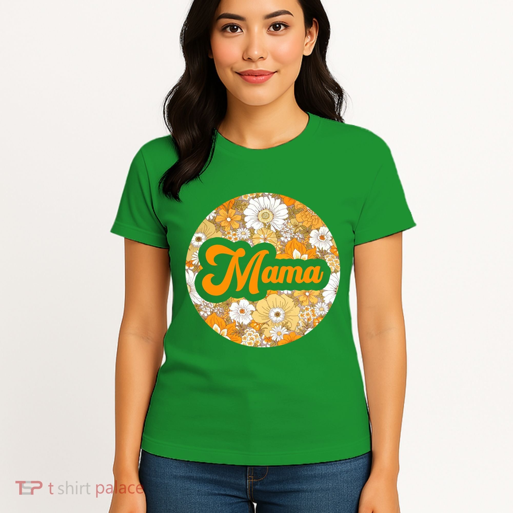 Mama Floral Mother's Day Gift Women's T-Shirt