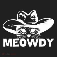 Meowdy Funny Mashup Between Meow And Howdy Cat Meme Cool Gift Hat thumb 2