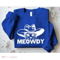 Meowdy Funny Mashup Between Meow And Howdy Cat Meme Cool Gift Sweatshirt thumb 2