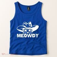 Meowdy Funny Mashup Between Meow And Howdy Cat Meme Cool Gift Tank Top thumb 2