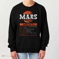Mars Facts Mars Planet Space Lover Women's Sweatshirt thumb 0