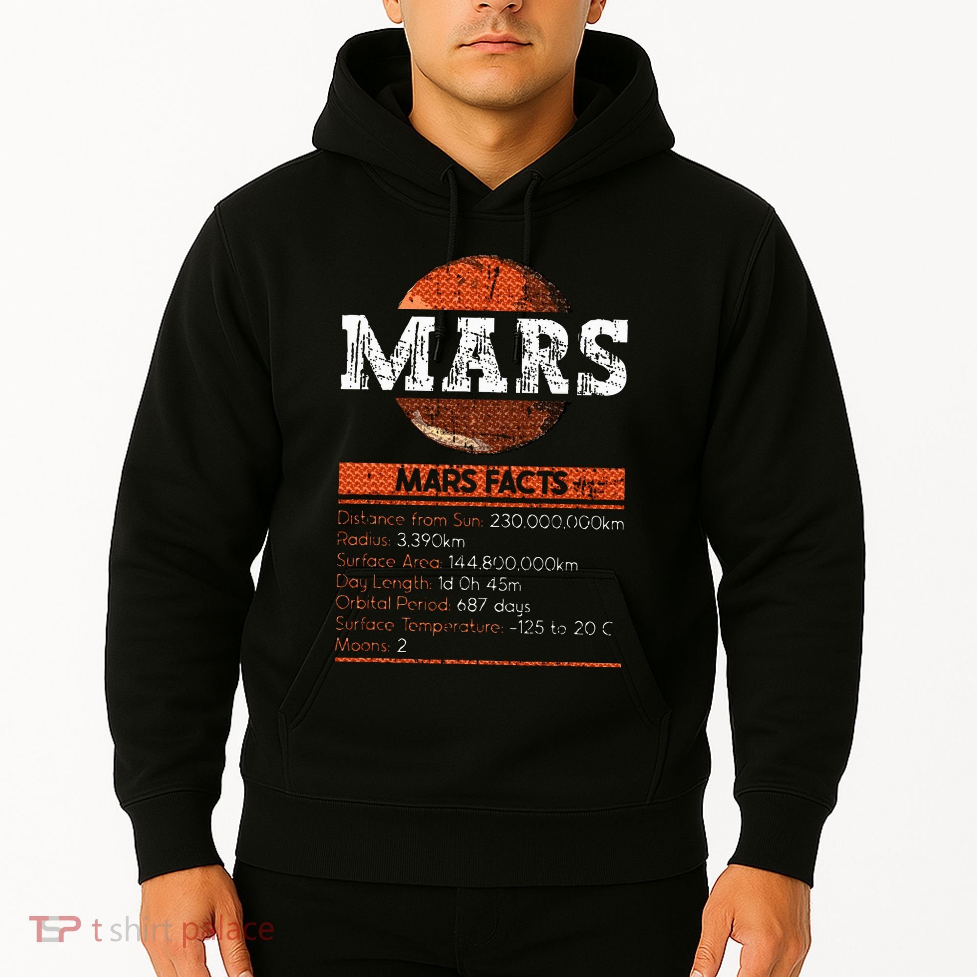 Mars Facts Mars Planet Space Lover Hoodie