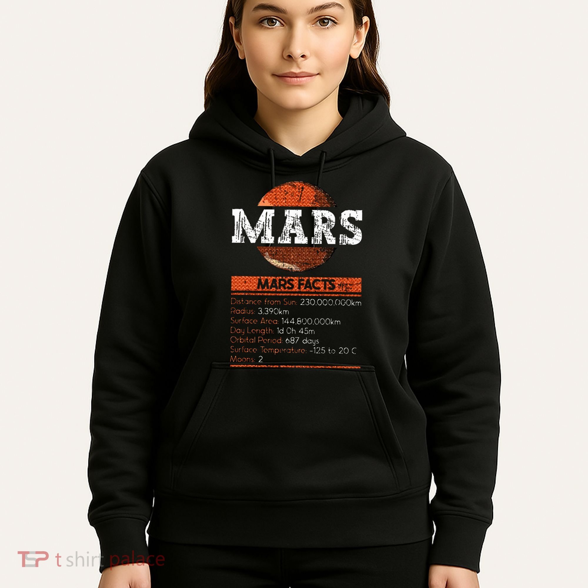 Mars Facts Mars Planet Space Lover Hoodie