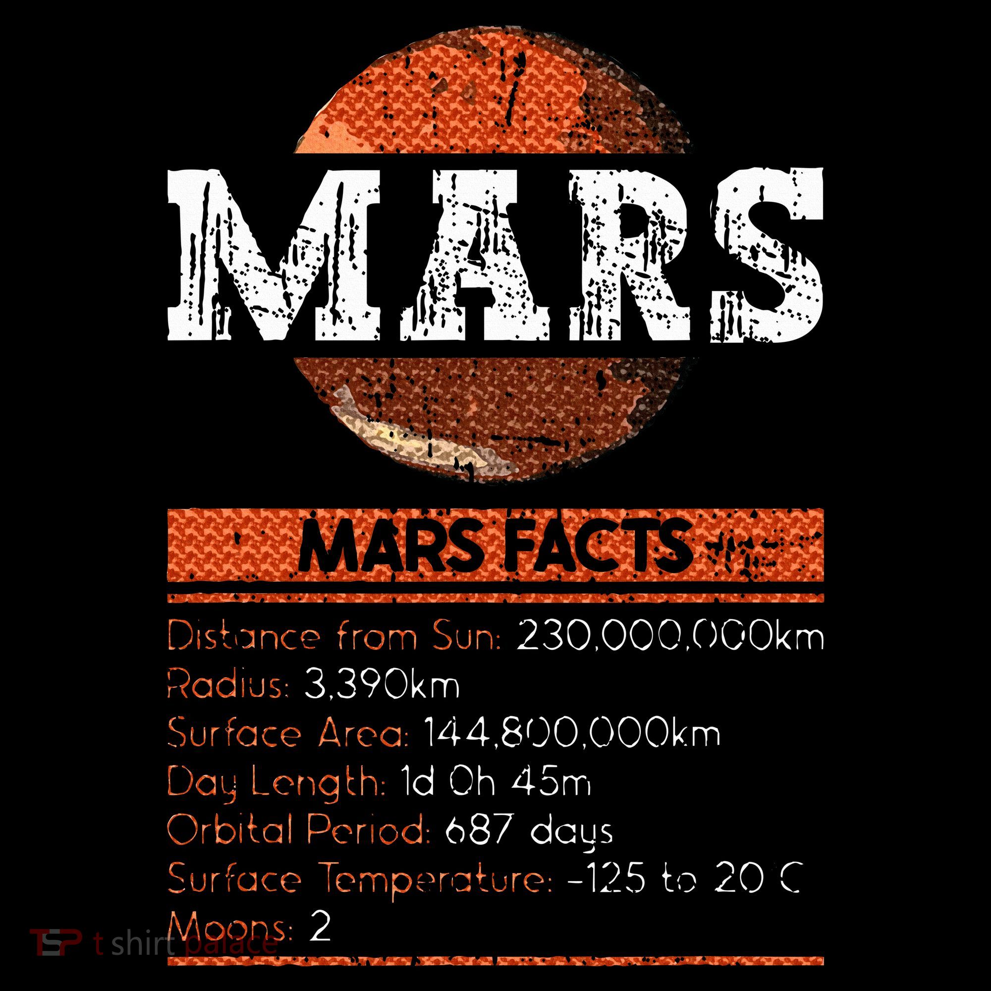Mars Facts Mars Planet Space Lover Hoodie