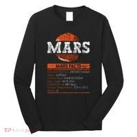 Mars Facts Mars Planet Space Lover Long Sleeve Shirt thumb 0