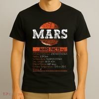 Mars Facts Mars Planet Space Lover T-Shirt thumb 3