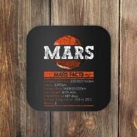 Mars Facts Mars Planet Space Lover Coaster thumb 0