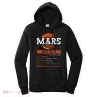 Mars Facts Mars Planet Space Lover Women's Hoodie thumb 0