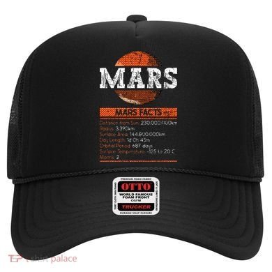 Mars Facts Mars Planet Space Lover Hat