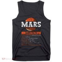 Mars Facts Mars Planet Space Lover Tank Top thumb 0