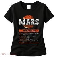 Mars Facts Mars Planet Space Lover Women's T-Shirt thumb 0
