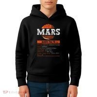 Mars Facts Mars Planet Space Lover Kids Hoodie thumb 4