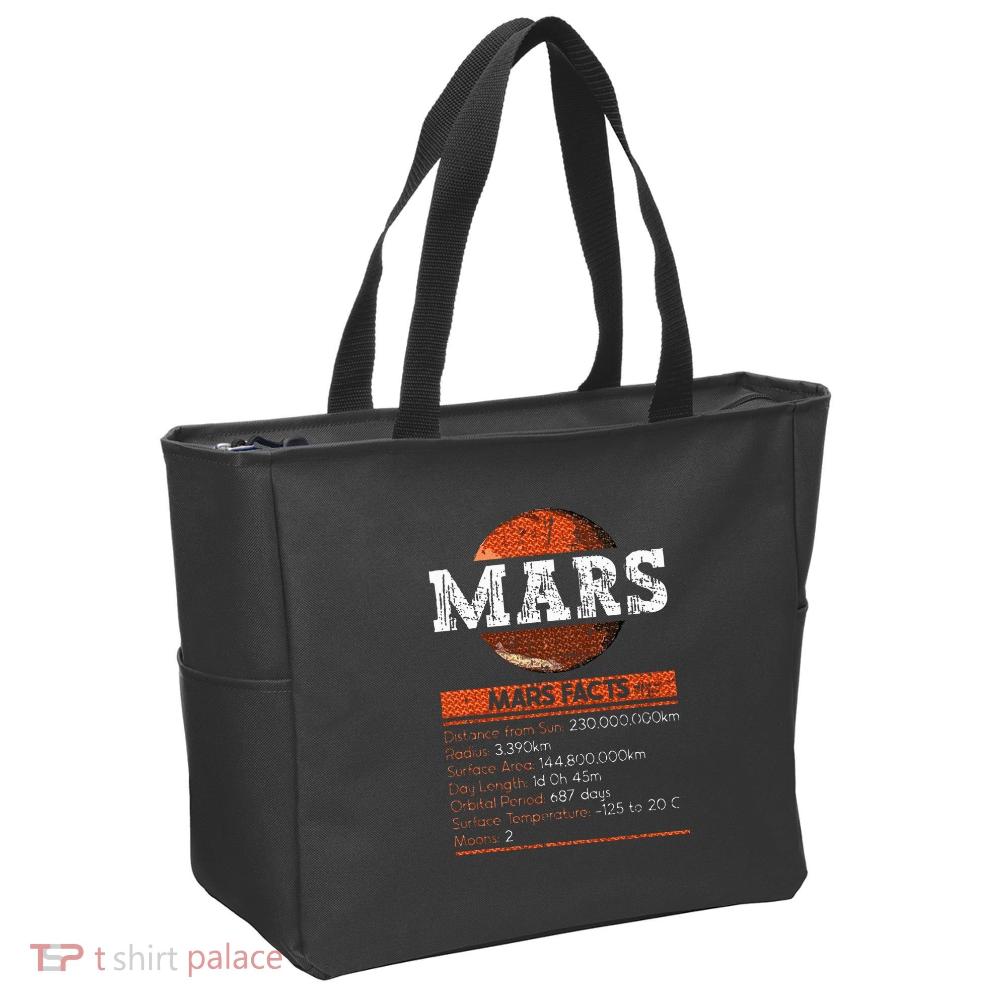 Mars Facts Mars Planet Space Lover Tote Bag