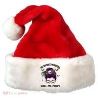 My Favorite Monsters Call Me Mom Messy Bun Happy Halloween Santa Hat thumb 0