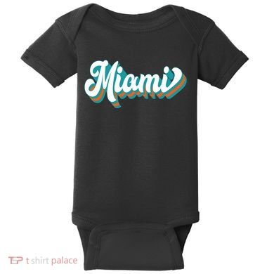 Miami Football Baby Bodysuit