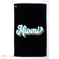 Miami Football Golf Towel thumb 0
