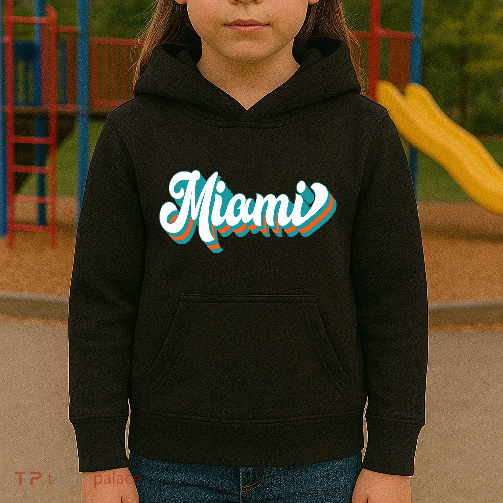 Miami Football Kids Hoodie