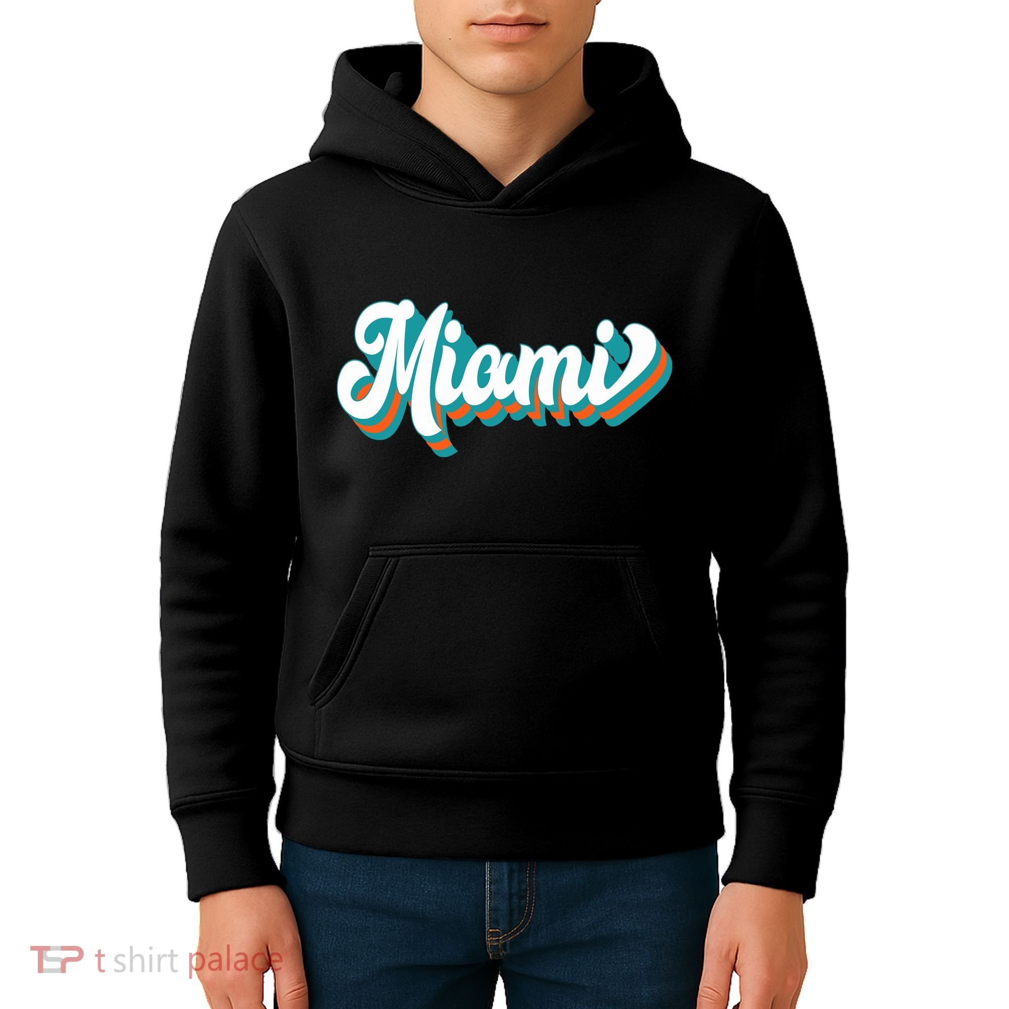 Miami Football Kids Hoodie