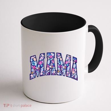 Mama Floral Coffee Mug back