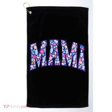 Mama Floral Golf Towel