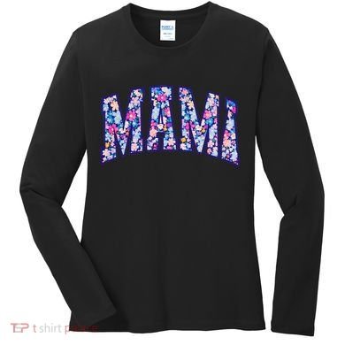 Mama Floral Women's Long Sleeve Shirt